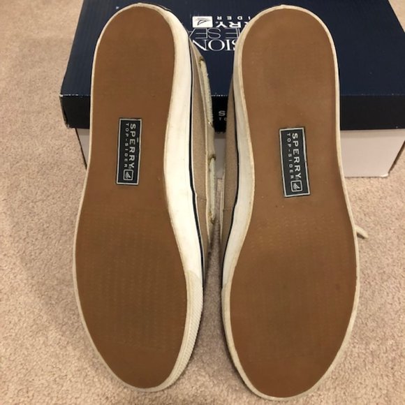 SPERRY Top Sider 2-Eye Boat Shoes in tan colour EUC, Size 7.5 - Picture 4 of 15